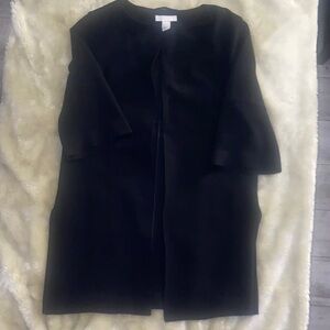 H&M Black Open-Front Cardigan